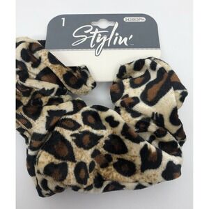 New Leopard Print Scrunchie Hair Pony‎ Elastic Hair Band